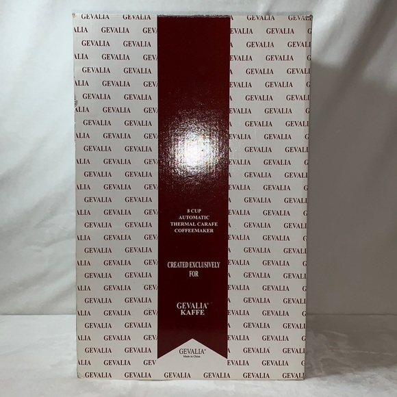 Kitchen Gevalia 8 Cup Black Thermal Carafe Coffee Maker P8 New Poshmark